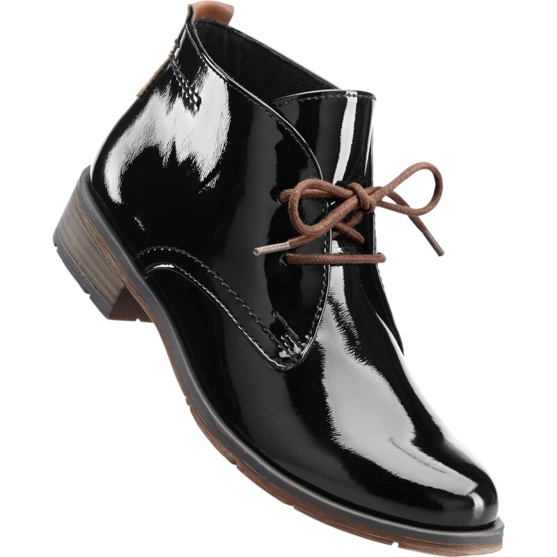Marco Tozzi Bonprix - Chaussures à lacets noir pour femme