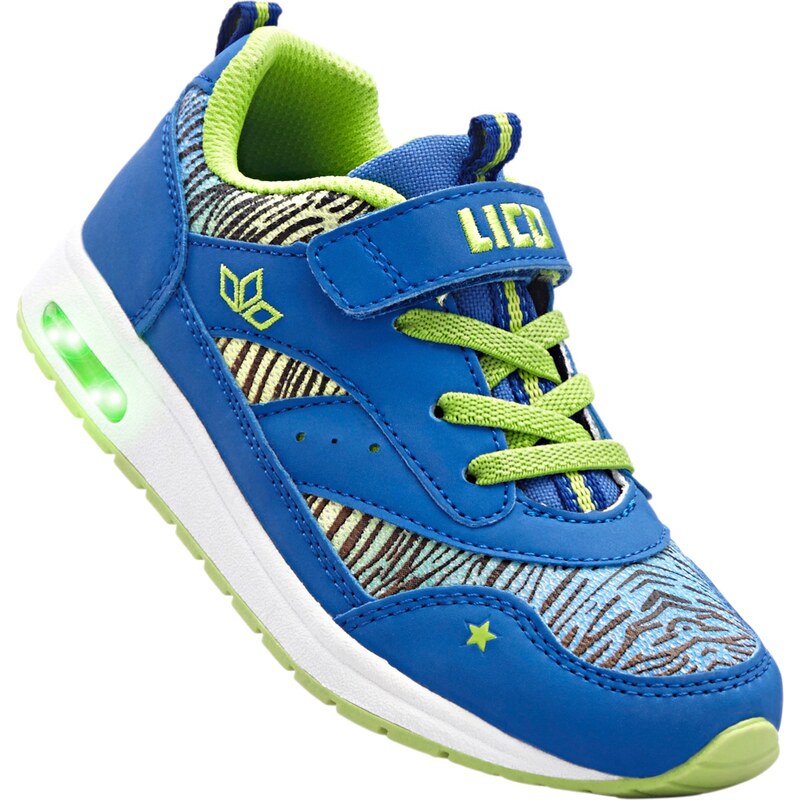 Bonprix - Sneakers Lico clignotantes bleu pour enfant