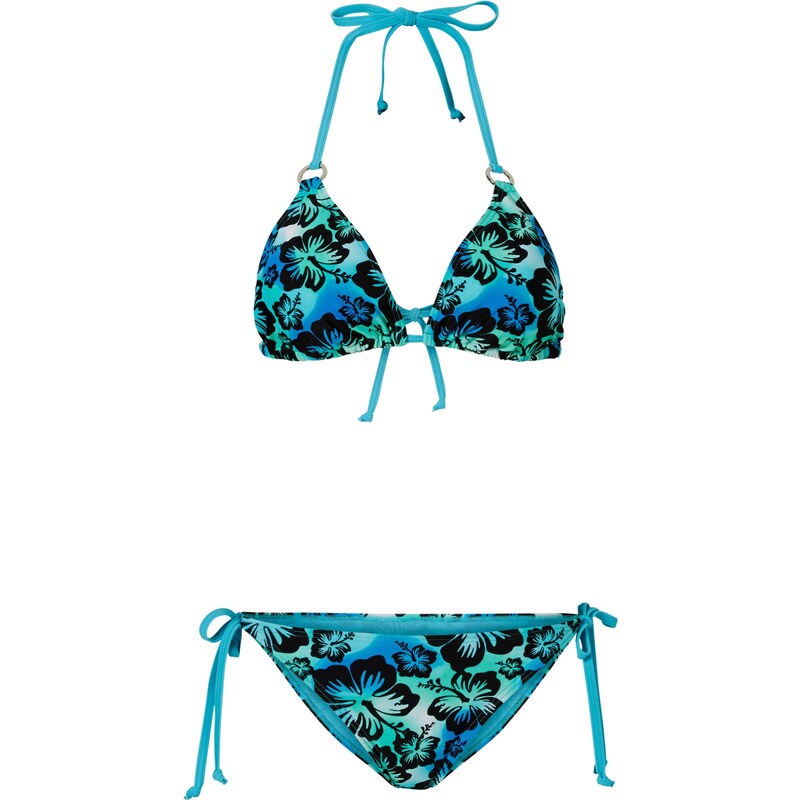 RAINBOW Bonprix - Bikini triangle (Ens. 2 pces.) bleu pour femme