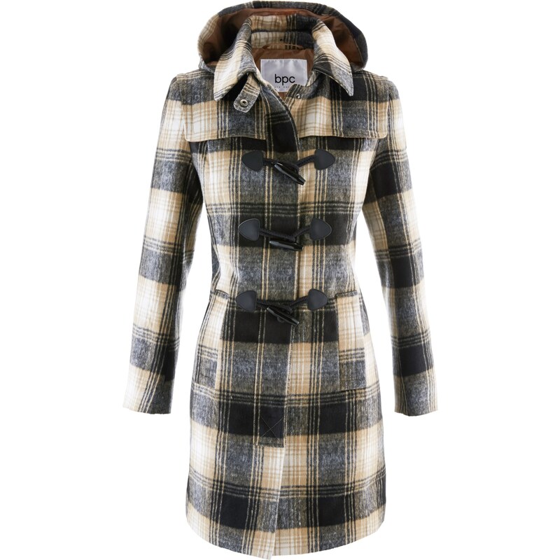 bpc bonprix collection Bonprix - Manteau à capuche beige manches longues pour femme