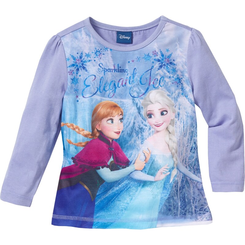 Disney Bonprix - T-shirt manches longues Reine des Neiges violet pour enfant