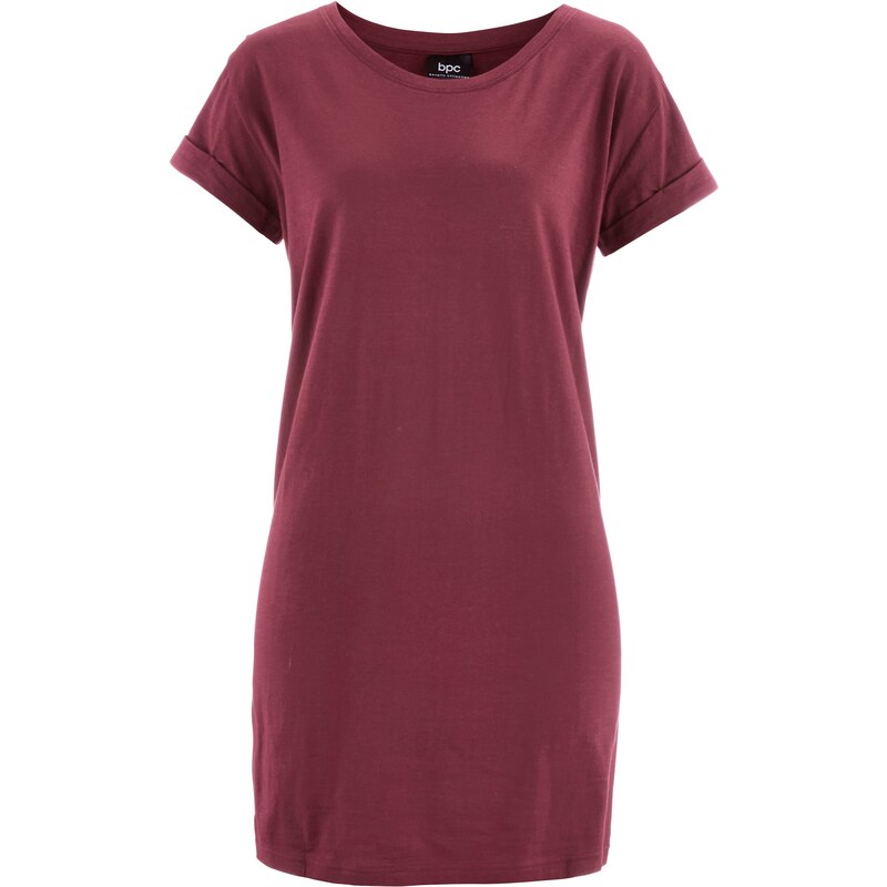bpc bonprix collection Bonprix - T-shirt long boxy, manches courtes rouge pour femme