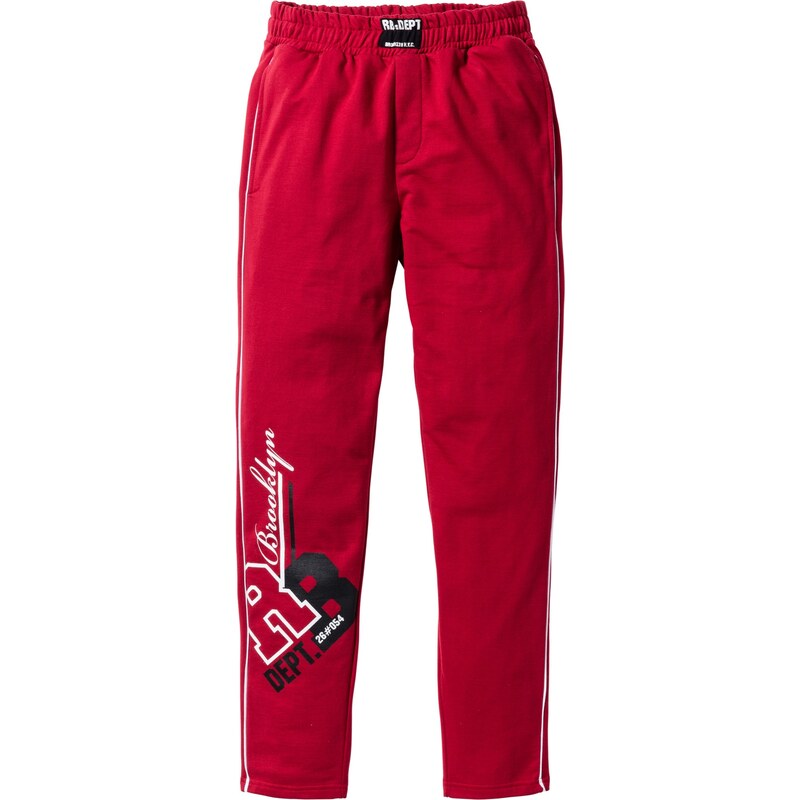 RAINBOW Bonprix - Pantalon sweat Slim Fit rouge pour homme