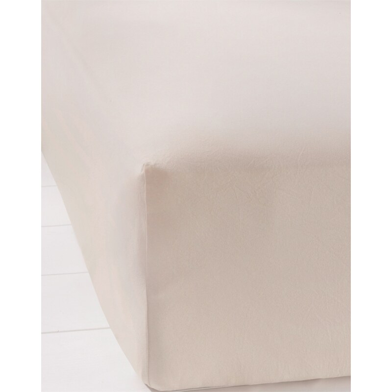 bpc living bonprix collection Bonprix - Drap-housse Elastic Jersey 40 cm beige pour maison