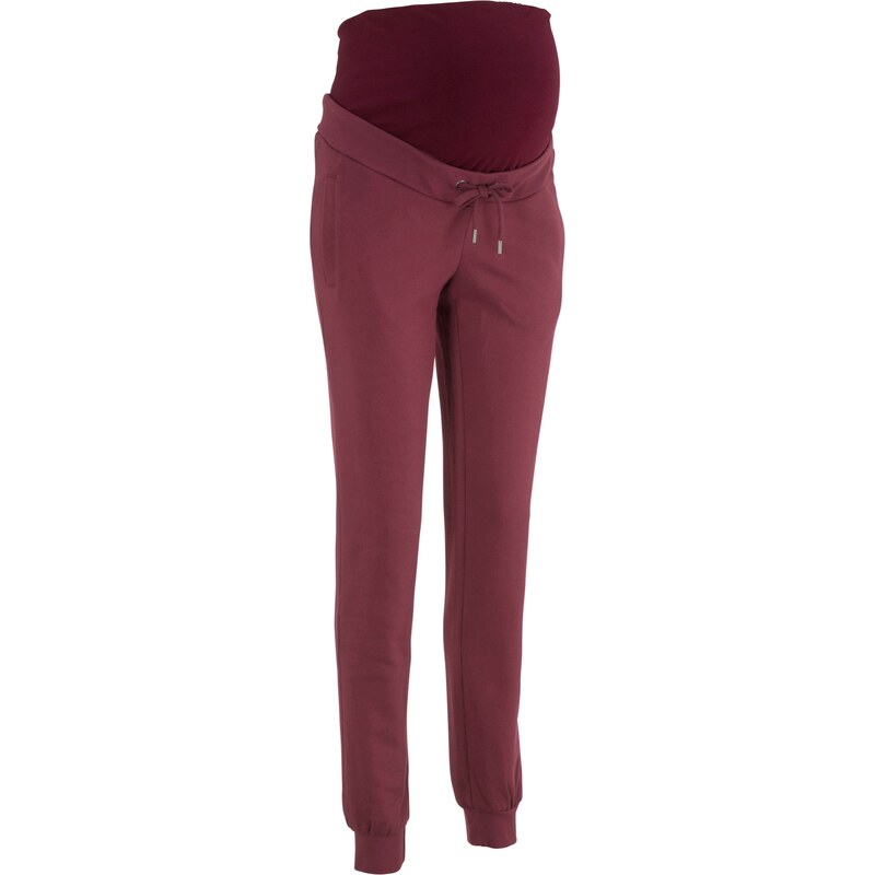 bpc bonprix collection Bonprix - Pantalon de jogging de grossesse rouge pour femme