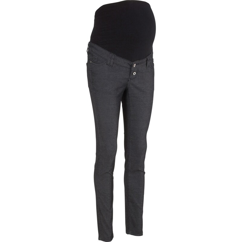 bpc bonprix collection Bonprix - Pantalon de grossesse, jambes étroites, Power-stretch noir pour femme
