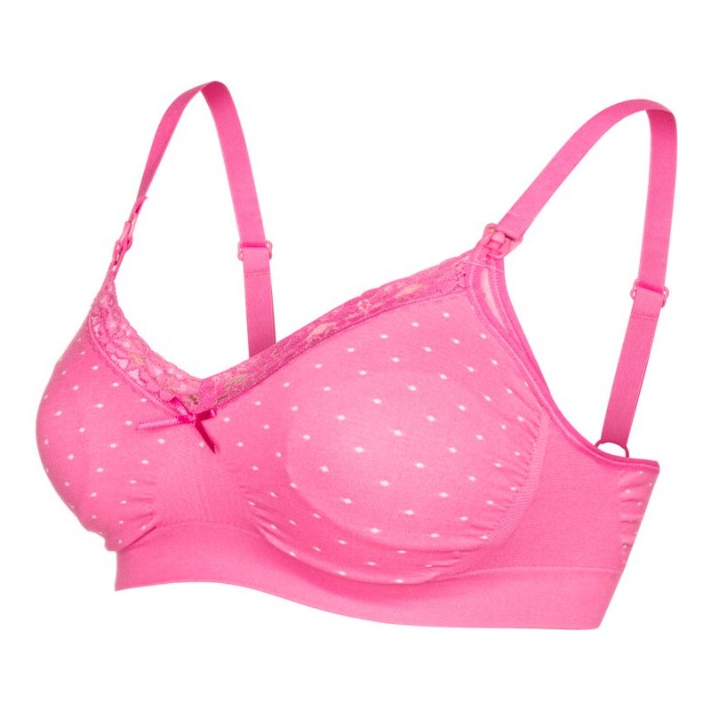 Boob FAST FOOD Soutiengorge triangle dot pink/white