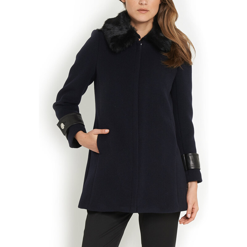 Manteau Gentleman Bleu Claudie Pierlot GLAMI.fr