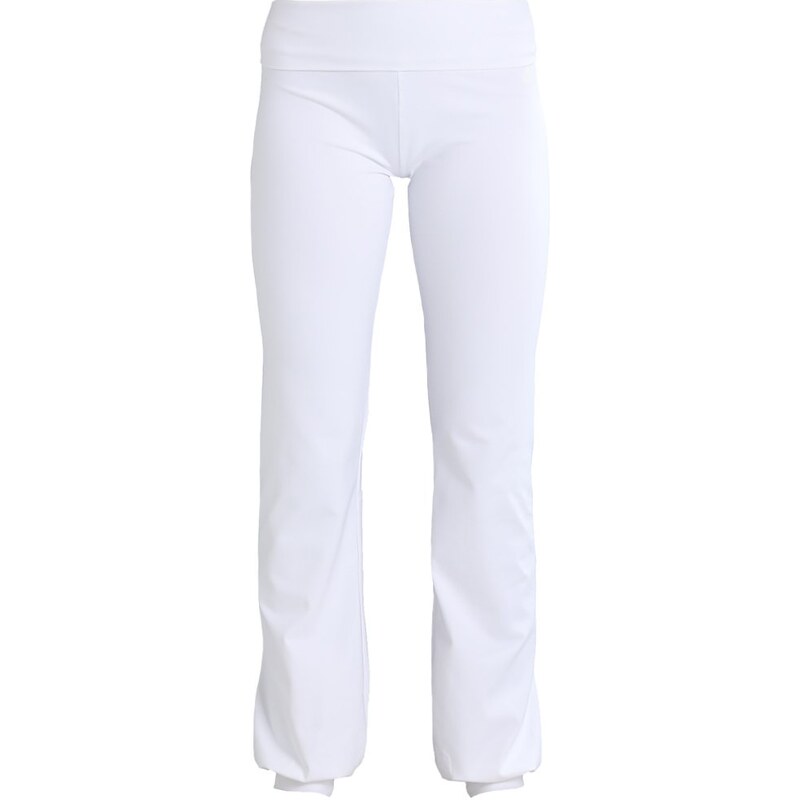 Curare Yogawear LONG PANTS ROLL DOWN Pantalon de survêtement white