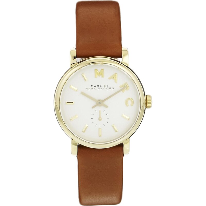 Marc Jacobs - Baker MBM1317 - Petite montre avec bracelet en cuir - Marron - Marron