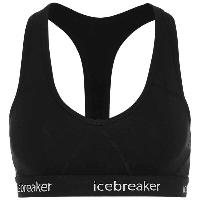 Icebreaker SPRITE RACERBACK BRA Soutiengorge de sport black