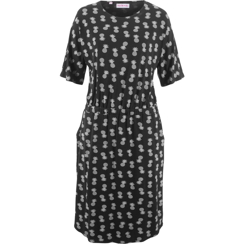 bpc bonprix collection Bonprix - robe d'été Robe en jersey à manches courtes - designed by Maite Kelly noir pour femme