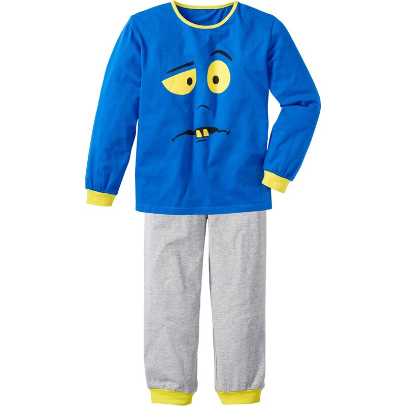 bpc bonprix collection Bonprix - Pyjama imprimé (Ens. 2 pces.) bleu pour enfant