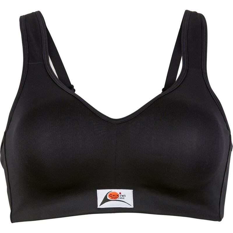 bpc bonprix collection - Nice Size Bonprix - Soutien-gorge de sport niveau 2 noir sans armaturespour femme