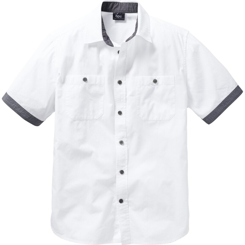 bpc bonprix collection Bonprix - Chemise manches courtes blanc pour homme
