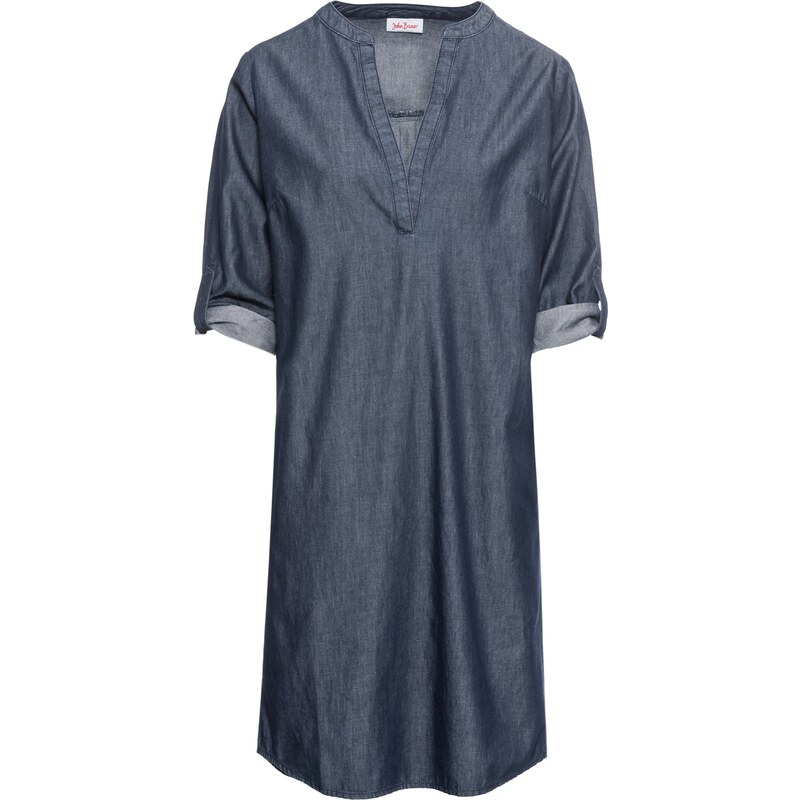 John Baner JEANSWEAR Bonprix - robe d'été Robe en jean manches mi-longues bleu pour femme