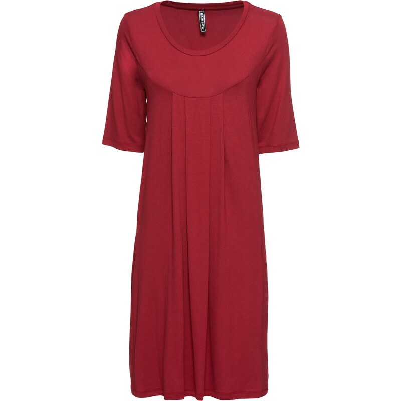 RAINBOW Bonprix - robe d'été Robe rouge manches mi-longues pour femme