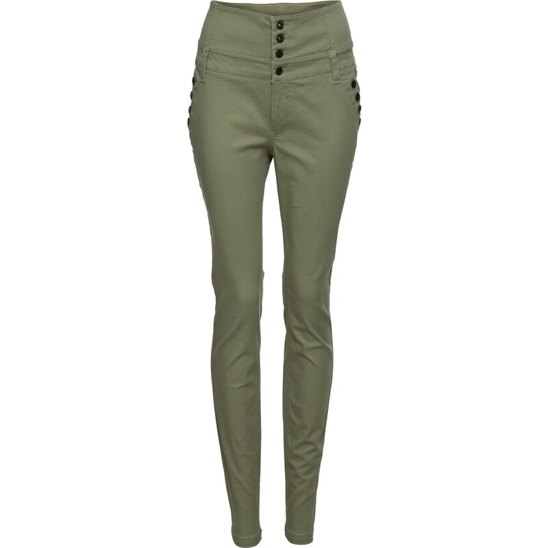 RAINBOW Bonprix - Pantalon vert pour femme