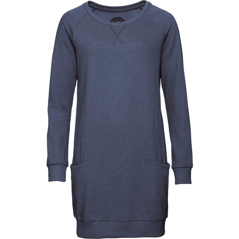 John Baner JEANSWEAR Bonprix - robe d'été Robe sweat-shirt, manches longues bleu pour femme