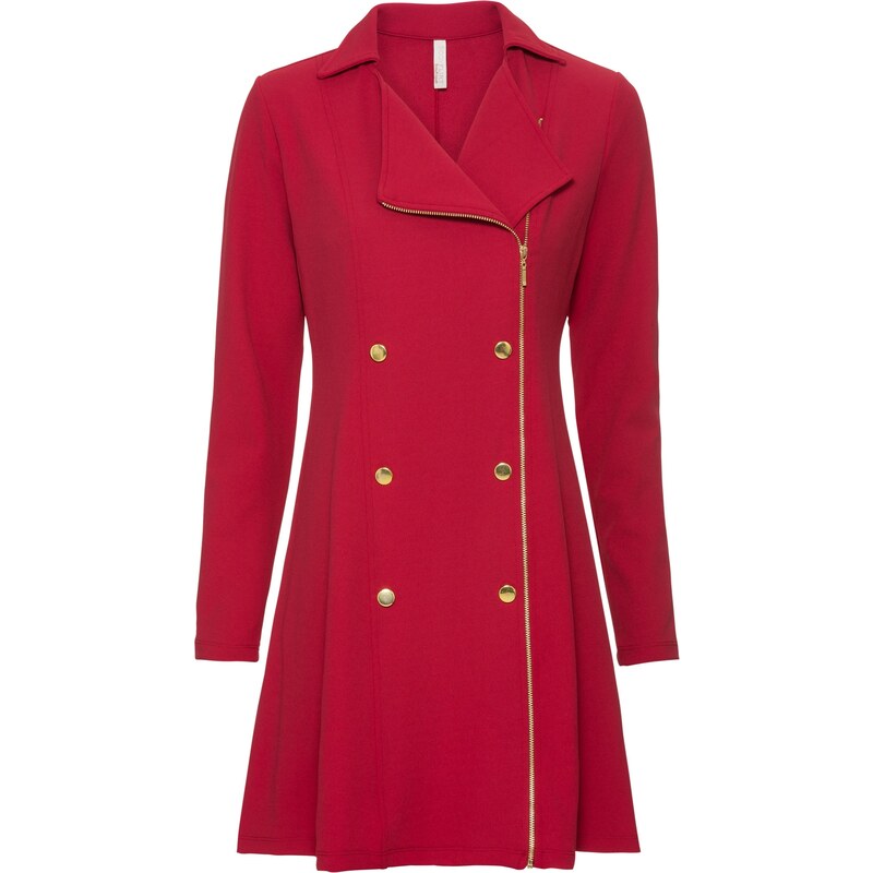 BODYFLIRT boutique Bonprix - robe d'été Robe business rouge manches longues pour femme