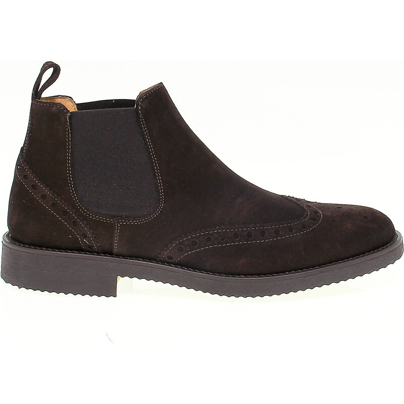 Boots Antica Cuoieria STILE INGLESE en chamois brun foncé