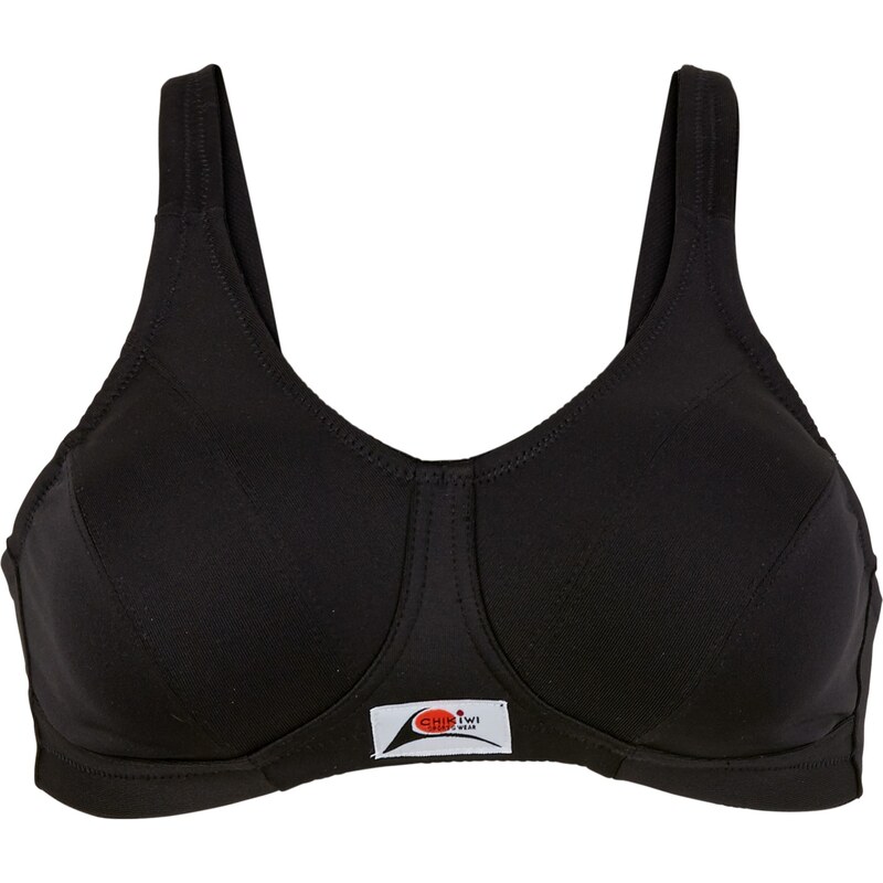 bpc bonprix collection - Nice Size Bonprix - Soutien-gorge de sport niveau 1 noir sans armaturespour femme
