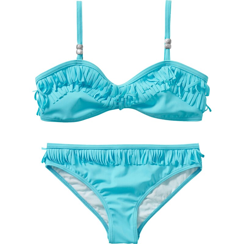 bpc bonprix collection Bonprix - Bikini fille (Ens. 2 pces.) bleu pour enfant