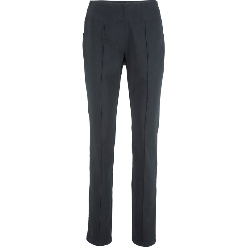 bpc bonprix collection Bonprix - Pantalon extensible amincissant, droit noir pour femme