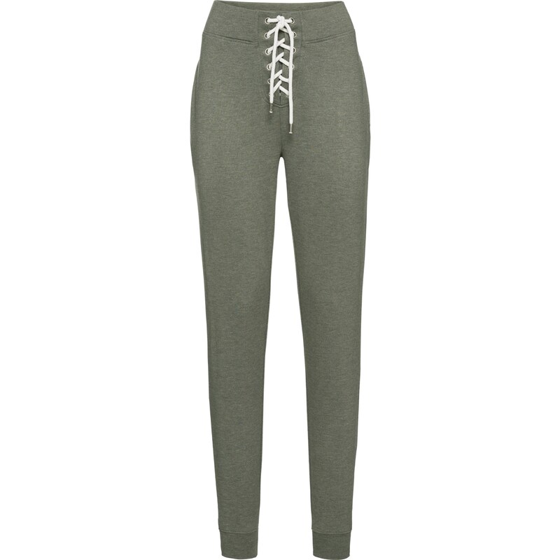 RAINBOW Bonprix - Pantalon sweat vert pour femme