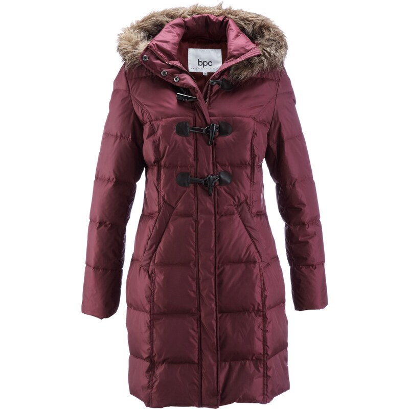 bpc bonprix collection Bonprix - Manteau court matelassé (duvet léger) rouge manches longues pour femme