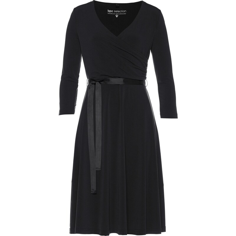bpc selection Bonprix - robe d'été Robe noir manches 3/4 pour femme