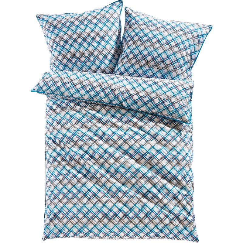 bpc living Bonprix - Parure de lit Linus bleu pour maison