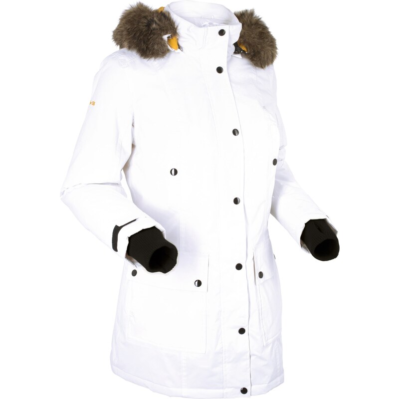 bpc bonprix collection Bonprix - Veste fonctionnelle outdoor à capuche blanc manches longues pour femme