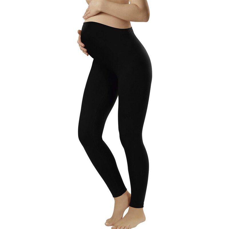 ITALIAN FASHION Sous-vêtement de grossesse Leggins long black