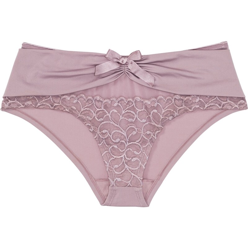 BODYFLIRT Bonprix - Culotte avec nœud rose pour femme