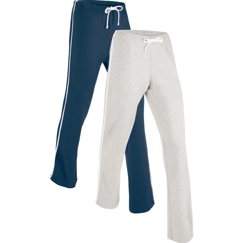 bpc bonprix collection Bonprix - Lot de 2 pantalons de jogging bleu pour femme