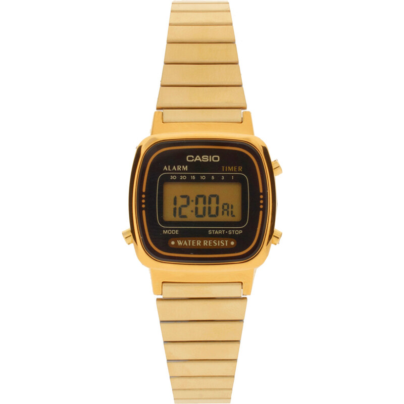 Casio - LA670WEGA-1EF - Mini montre digitale - Noir et doré - Noir