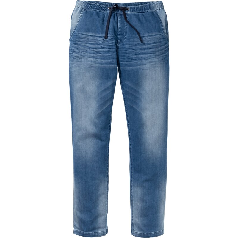 John Baner JEANSWEAR Bonprix - Sweat style jean Regular Fit Straight bleu pour homme