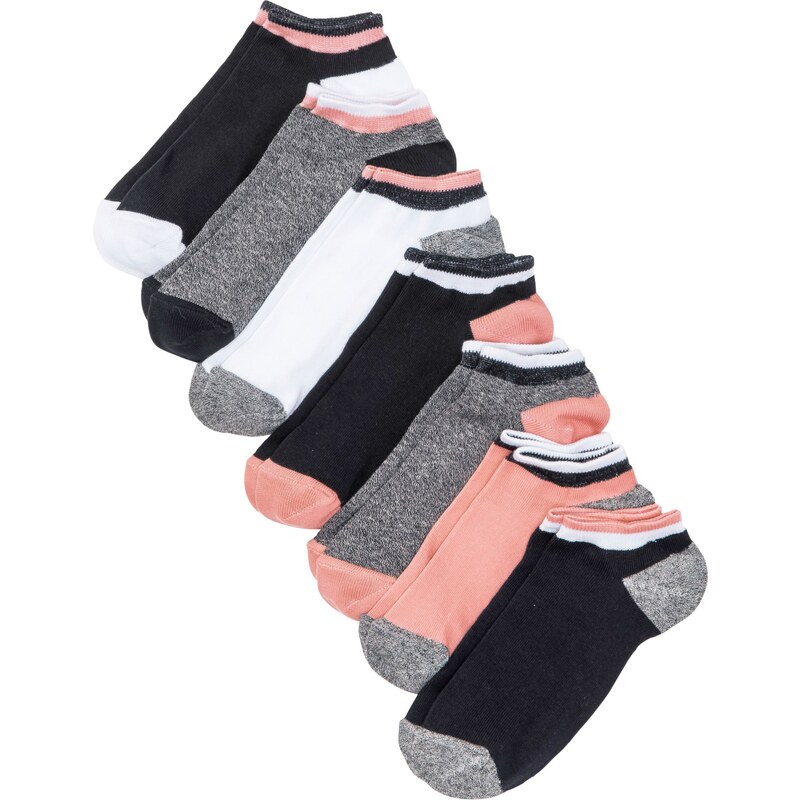 bpc bonprix collection Bonprix - Lot de 7 paires de chaussettes basses noir pour femme