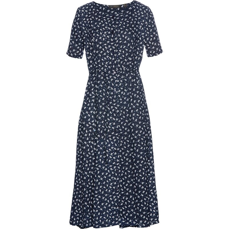 bpc selection Bonprix - robe d'été Robe bleu manches courtes pour femme