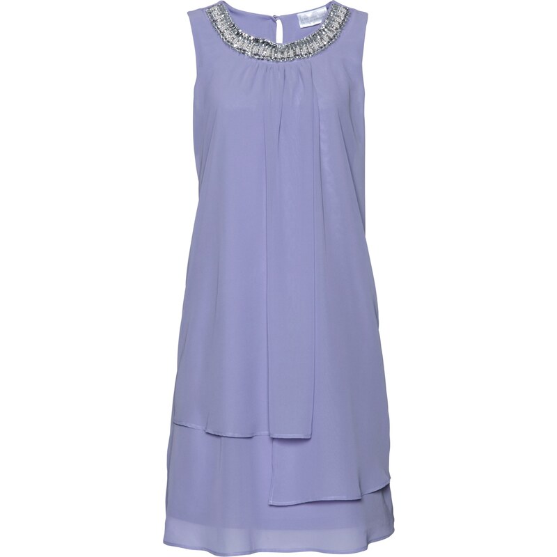 bpc selection premium Bonprix - robe d'été Robe avec application violet sans manches pour femme