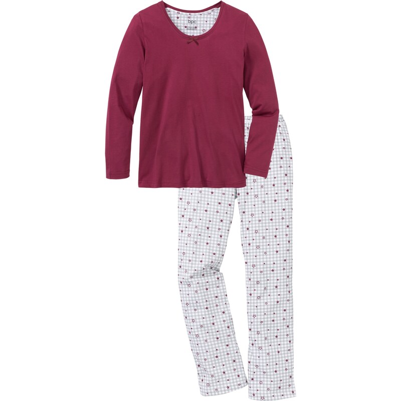 bpc bonprix collection Bonprix - Pyjama violet manches longues pour femme