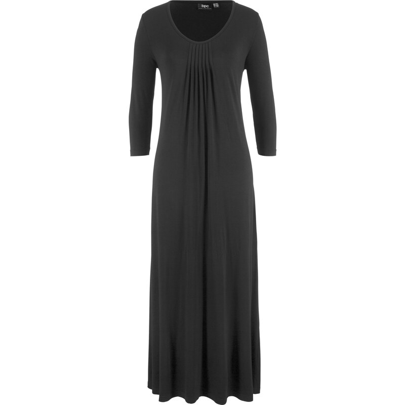 bpc bonprix collection Bonprix - robe d'été Robe trapèze longueur cheville noir manches 3/4 pour femme