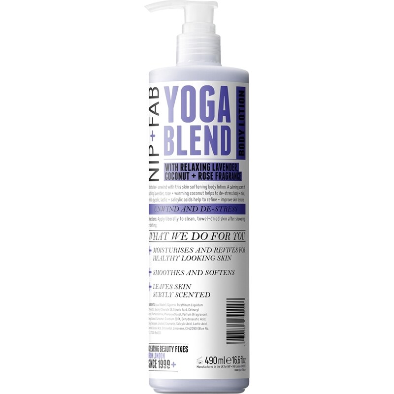 NIP᐀ - Yoga Blend - Lait pour le corps 490 ml - Clair