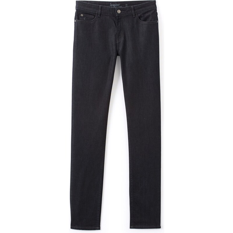 Jeans Femme Coton/élasthanne Coupe Slim Somewhere, Couleur Noir