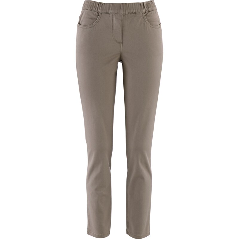 bpc selection Bonprix - Pantalon confortable 7/8 marron pour femme