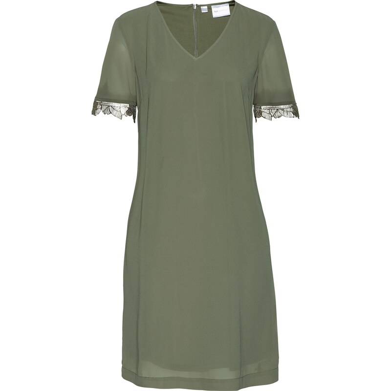 bpc selection Bonprix - robe d'été Robe vert manches courtes pour femme