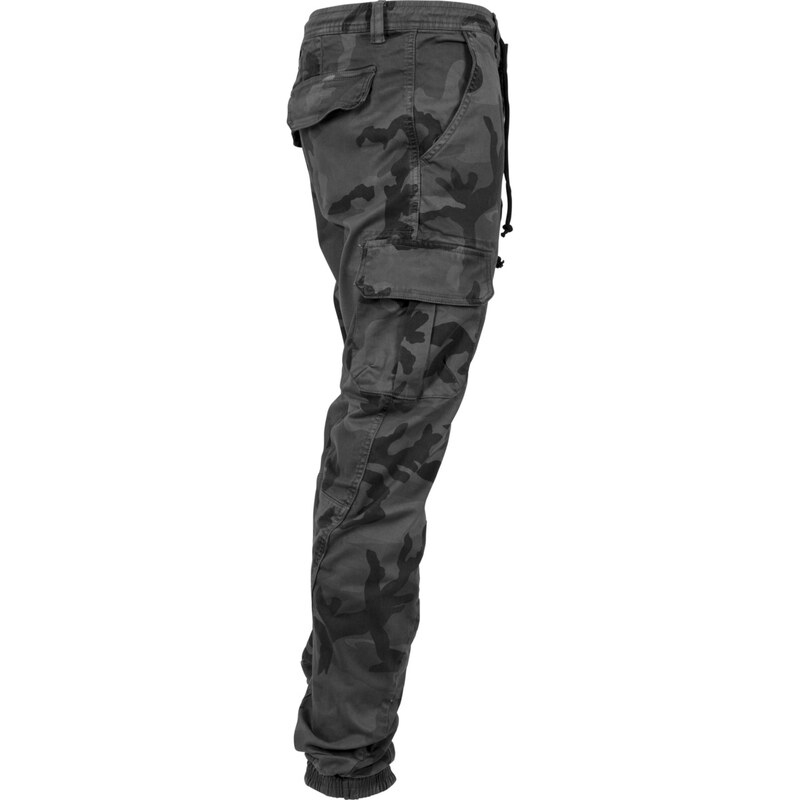 Pantalon pour hommes URBAN CLASSICS - Camo Cargo Jogging - TB1611-grey camo