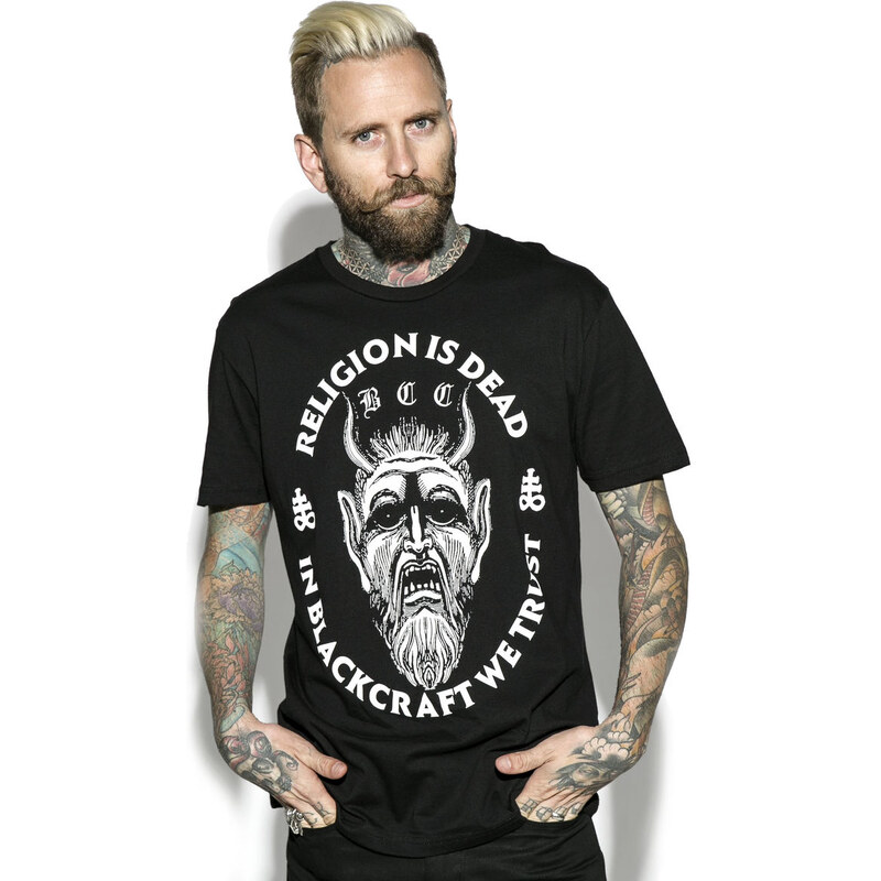 T-Shirt pour hommes - Religion is Dead - BLACK CRAFT - MT169RD