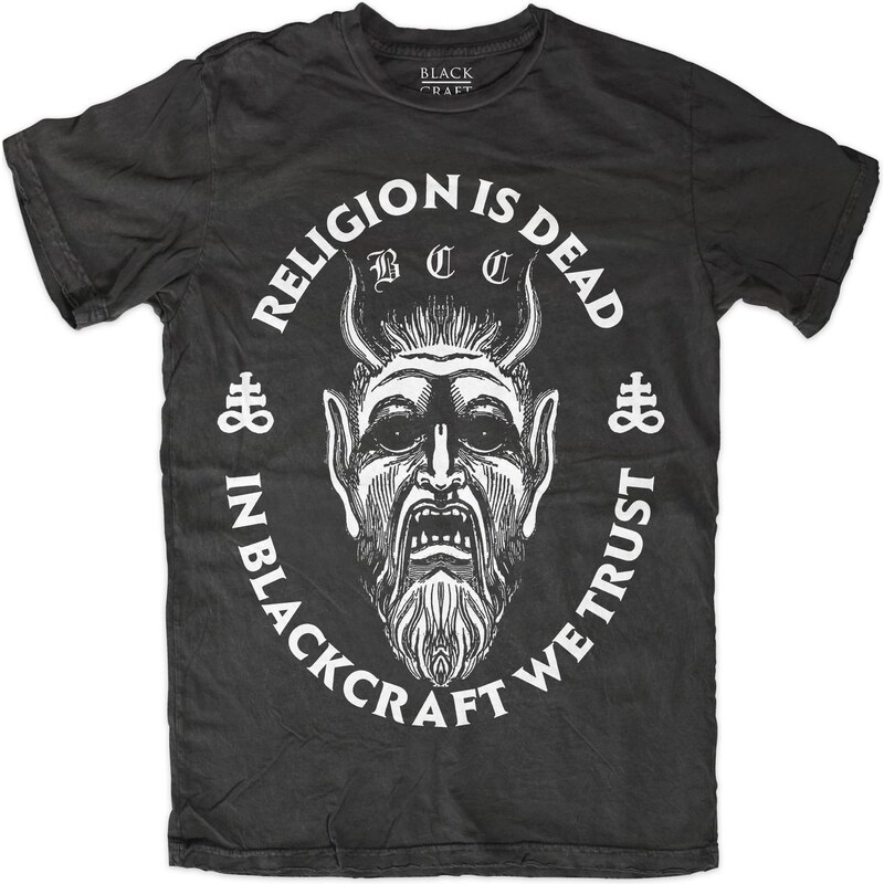 T-Shirt pour hommes - Religion is Dead - BLACK CRAFT - MT169RD